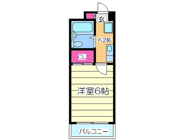 石田マンションの物件間取画像